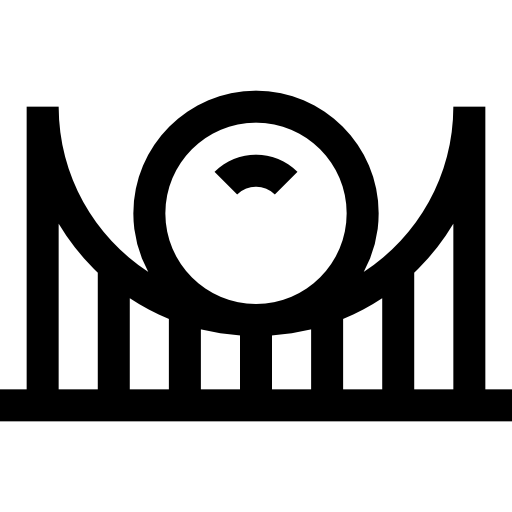 freizeitpark Basic Straight Lineal icon