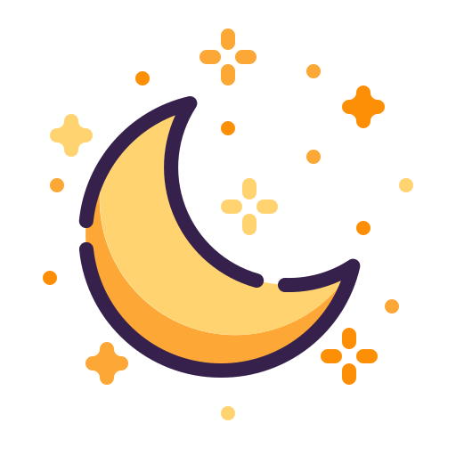 Луна Generic Outline Color иконка