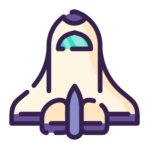 宇宙船 Generic Outline Color icon