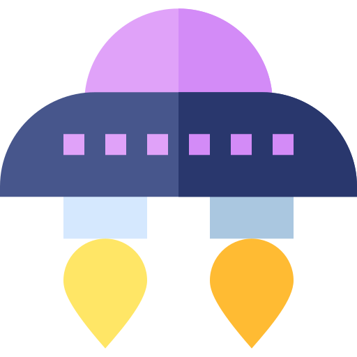 Ufo Basic Straight Flat icon