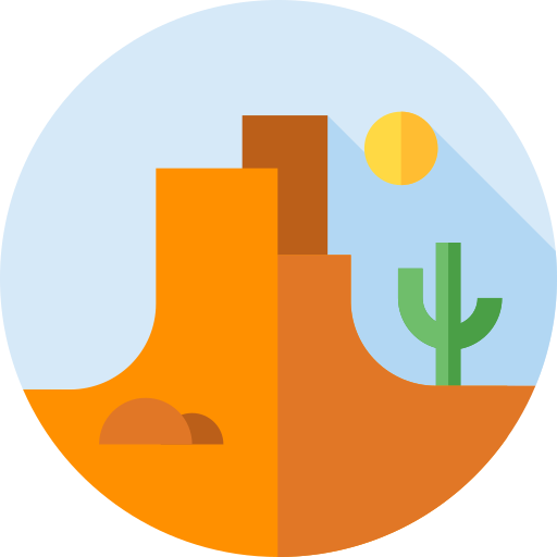 Grand canyon Flat Circular Flat icon