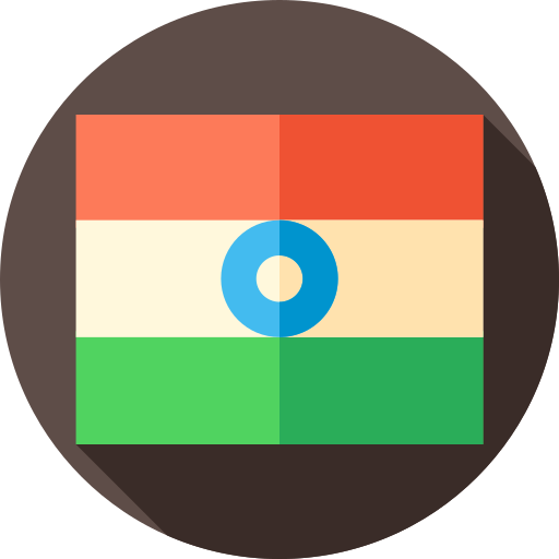 Индия Flat Circular Flat иконка