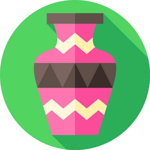 vase Flat Circular Flat icon