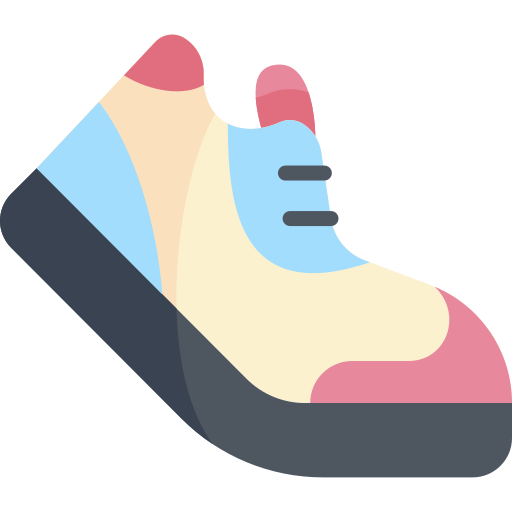 Беговая обувь Kawaii Flat иконка