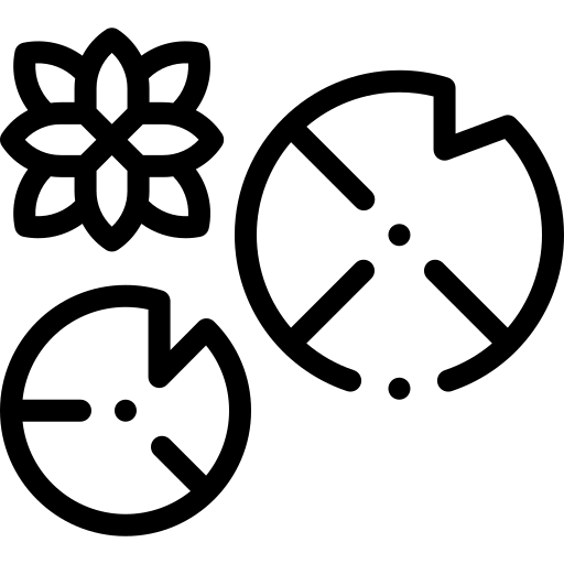 lotos Detailed Rounded Lineal ikona