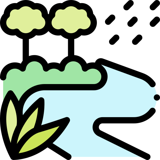 Rainforest Detailed Rounded Lineal color icon