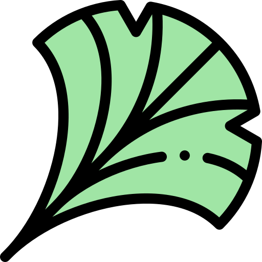 Leaf Detailed Rounded Lineal color icon