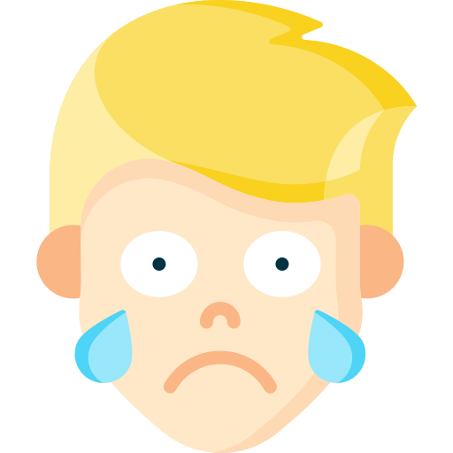 Crying Special Flat icon