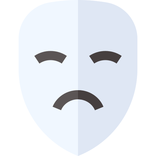 Guy fawkes mask Basic Straight Flat icon