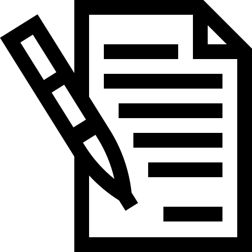 overeenkomst Basic Straight Lineal icoon