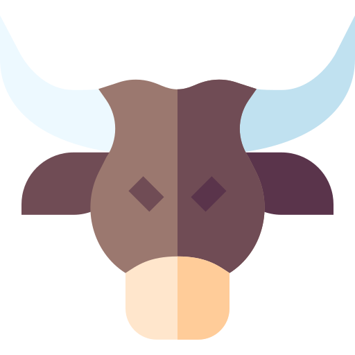 Bull market Basic Straight Flat icon