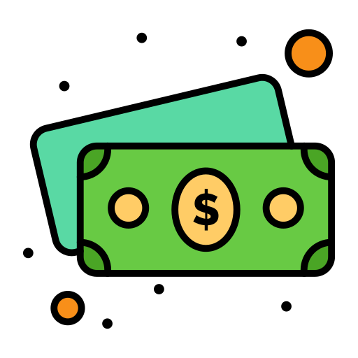 Dollar Flatart Icons Lineal Color icon