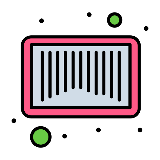 barcode Flatart Icons Lineal Color icon