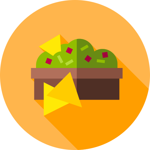guacamole Flat Circular Flat icoon