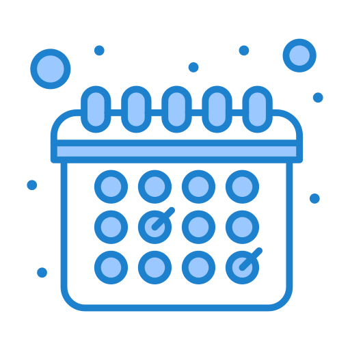 calendario Generic Blue icono