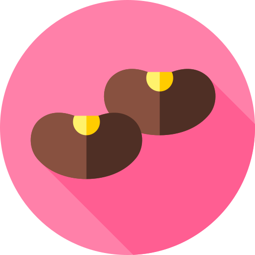 Beans Flat Circular Flat icon
