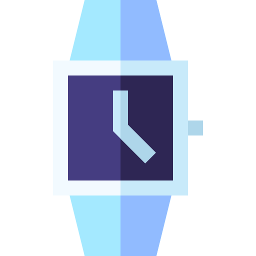 orologio intelligente Basic Straight Flat icona