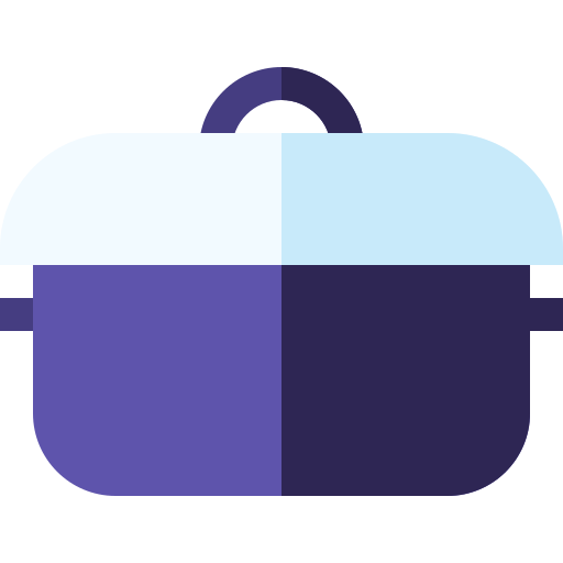 kookpot Basic Straight Flat icoon