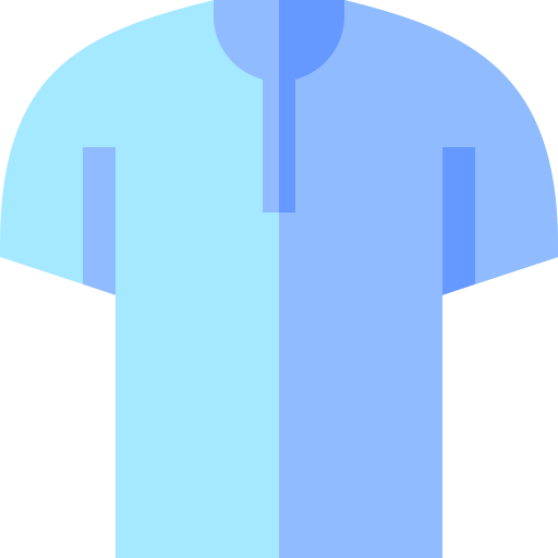t-shirt Basic Straight Flat Icône