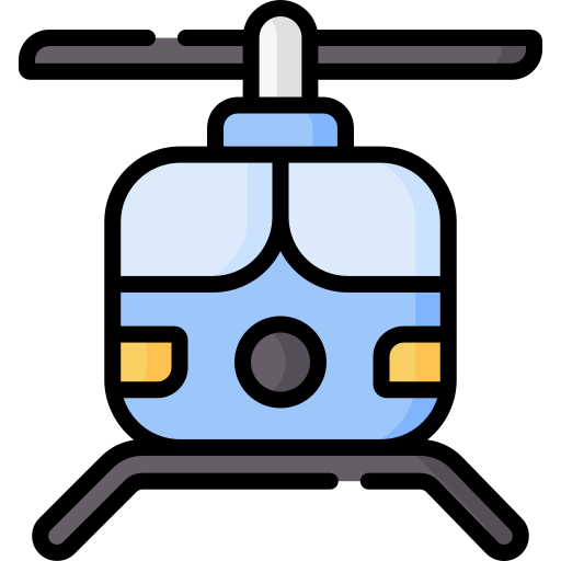 헬리콥터 Special Lineal color icon