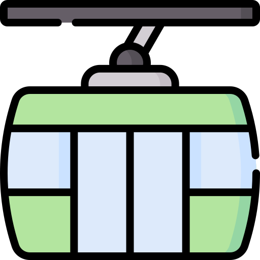 케이블카 Special Lineal color icon