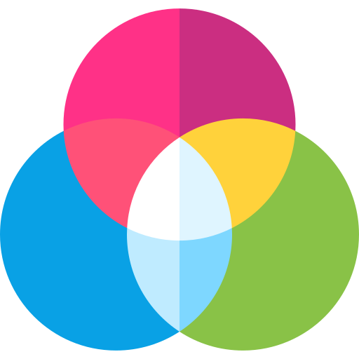 farbe Basic Straight Flat icon
