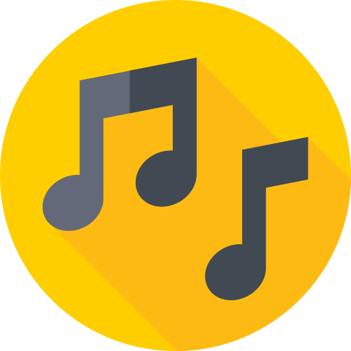 musik Flat Circular Flat icon