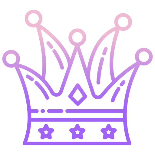 Crown Icongeek26 Outline Gradient icon