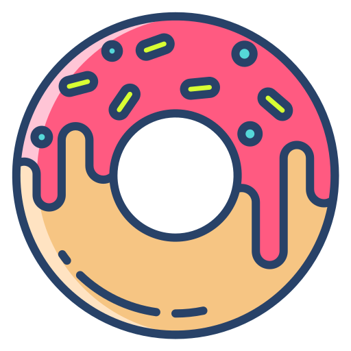 donut Icongeek26 Linear Colour icoon