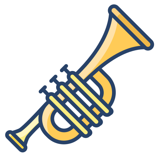 Trumpet Icongeek26 Linear Colour icon