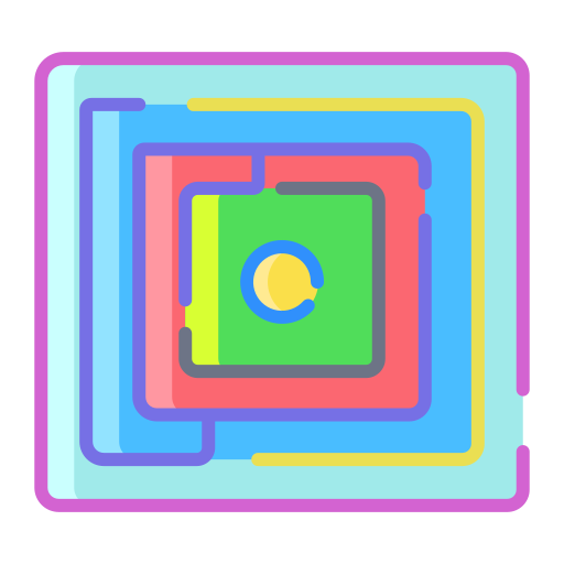 Maze Icongeek26 Flat icon