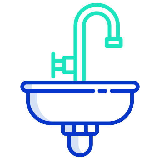Sink Icongeek26 Outline Colour icon