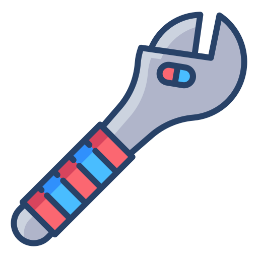 Wrench Icongeek26 Linear Colour icon