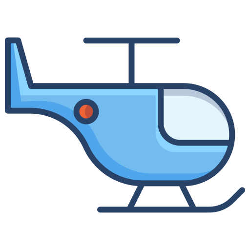 ヘリコプター Icongeek26 Linear Colour icon
