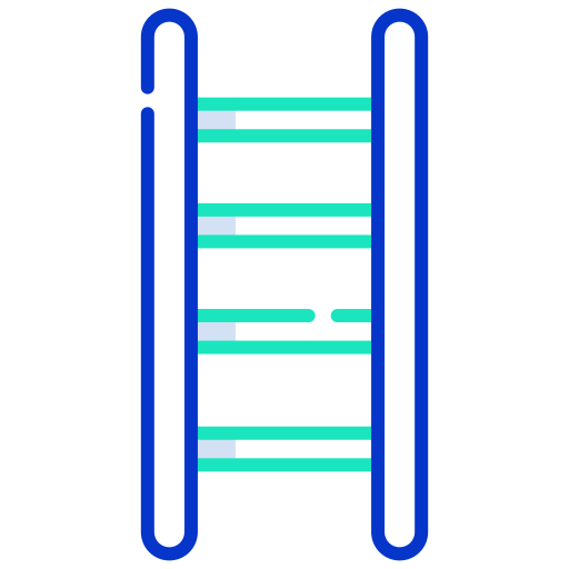 ladder Icongeek26 Outline Colour icoon