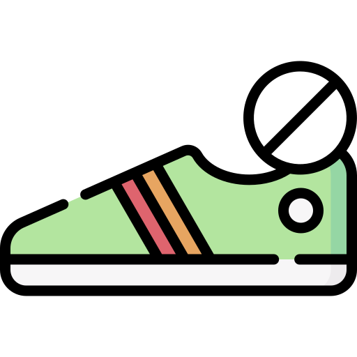 keine schuhe Special Lineal color icon