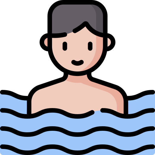 Swimmer Special Lineal color icon