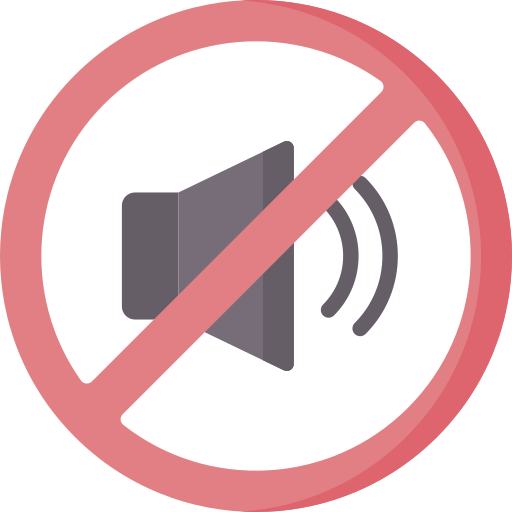 No shouting Special Flat icon