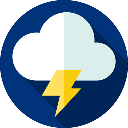 Storm Flat Circular Flat icon