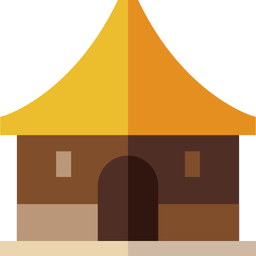 hut Basic Straight Flat icoon