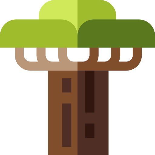 Baobab Basic Straight Flat icon