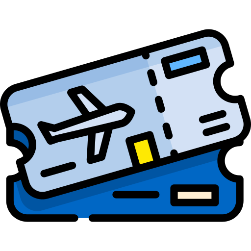 flugzeugticket Special Lineal color icon