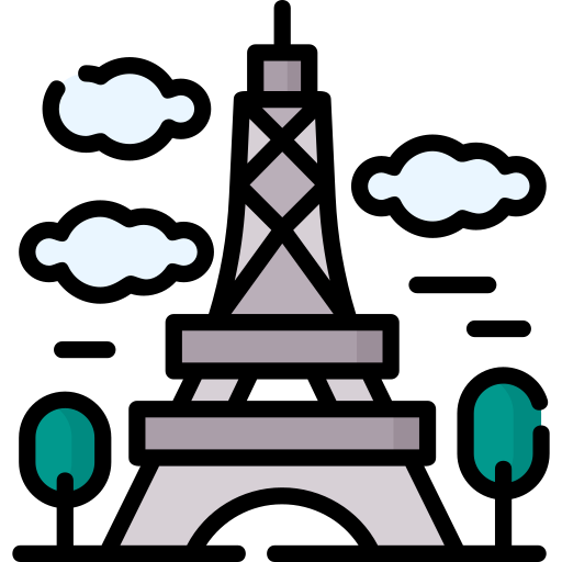 파리 Special Lineal color icon