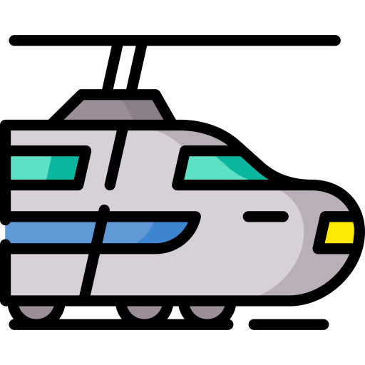trem Special Lineal color Ícone