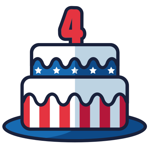 Birthday cake Generic Outline Color icon