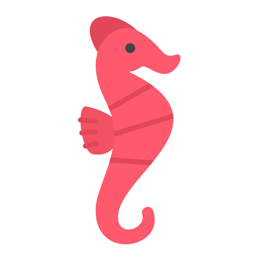 Seahorse Generic Flat icon