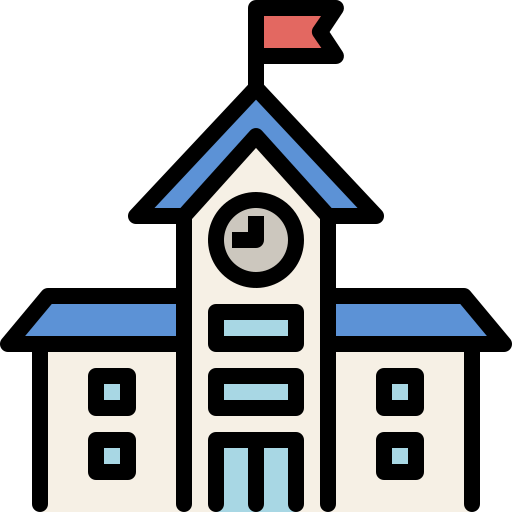 School Generic Outline Color icon