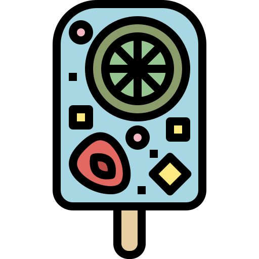 Fruit slice Generic Outline Color icon