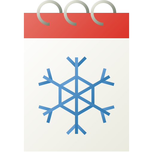 kalendarze Generic Flat Gradient ikona