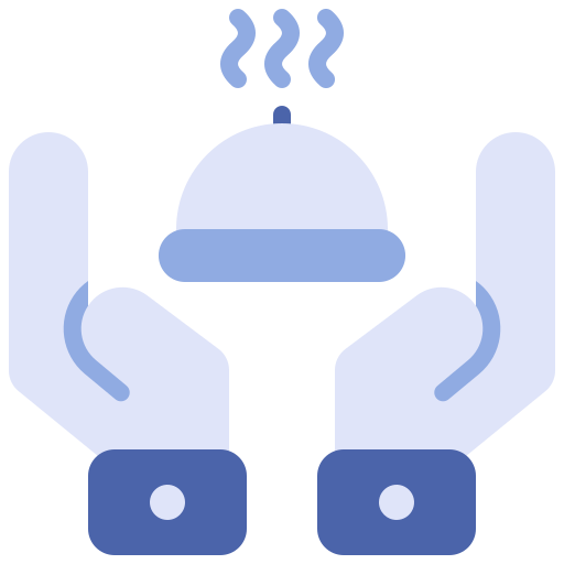 serveerschotel Generic Blue icoon